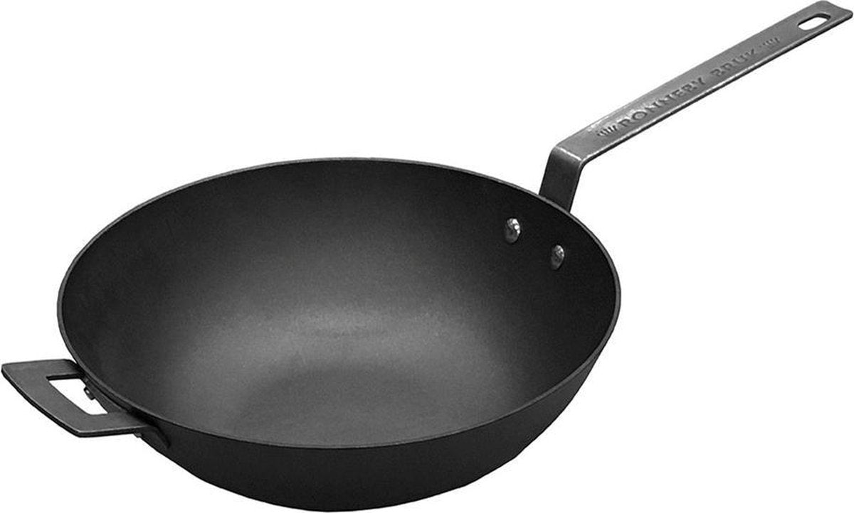 Ronneby bruk ultra léger professionnel - wok - 32 cm - fonte