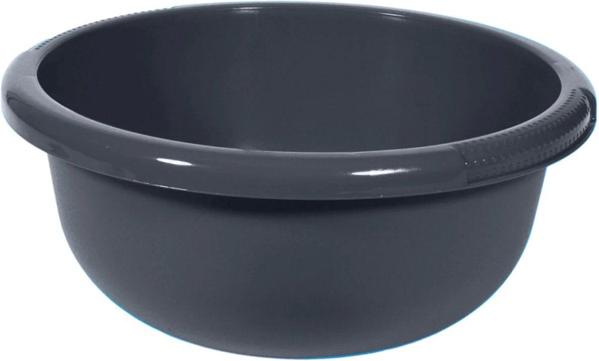 Bol à vaisselle Curver rond 4 litres anthracite diamètre 28x12cm<br>