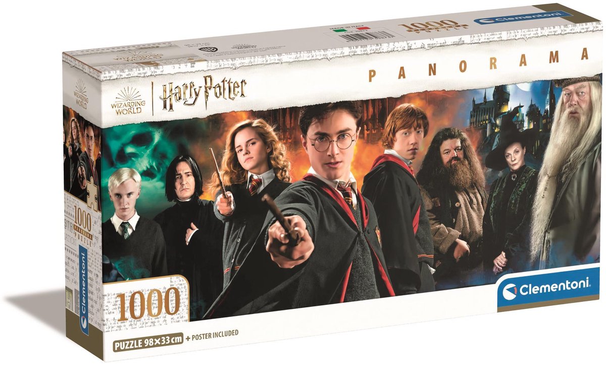 Clementoni - puzzle - 1000 pièces - Harry Potter - puzzle pour adultes - panorama