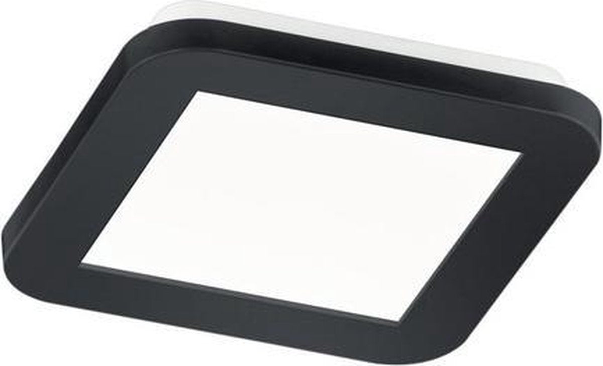 Rl live your light reality camillus - plafonnier - salle de bain - noir - step dim - 17cm