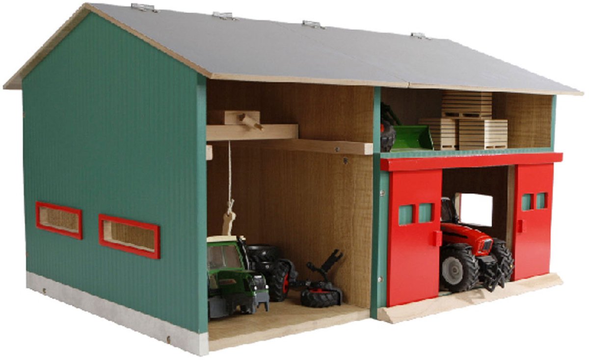 Hangar agricole pour enfants avec débarras 1:32