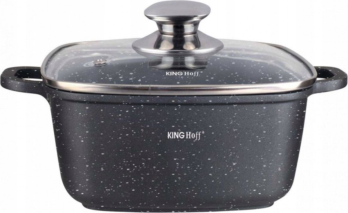 Kinghoff 1604 - poêle - carrée - 26 cm - 5,5 litres