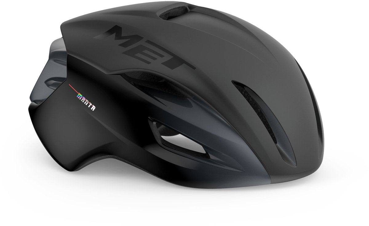 Avec casque de vélo manta mips - casque de vélo de course aérodynamique mips - casque de cyclisme pour hommes et femmes - taille s - noir | mat brillant
