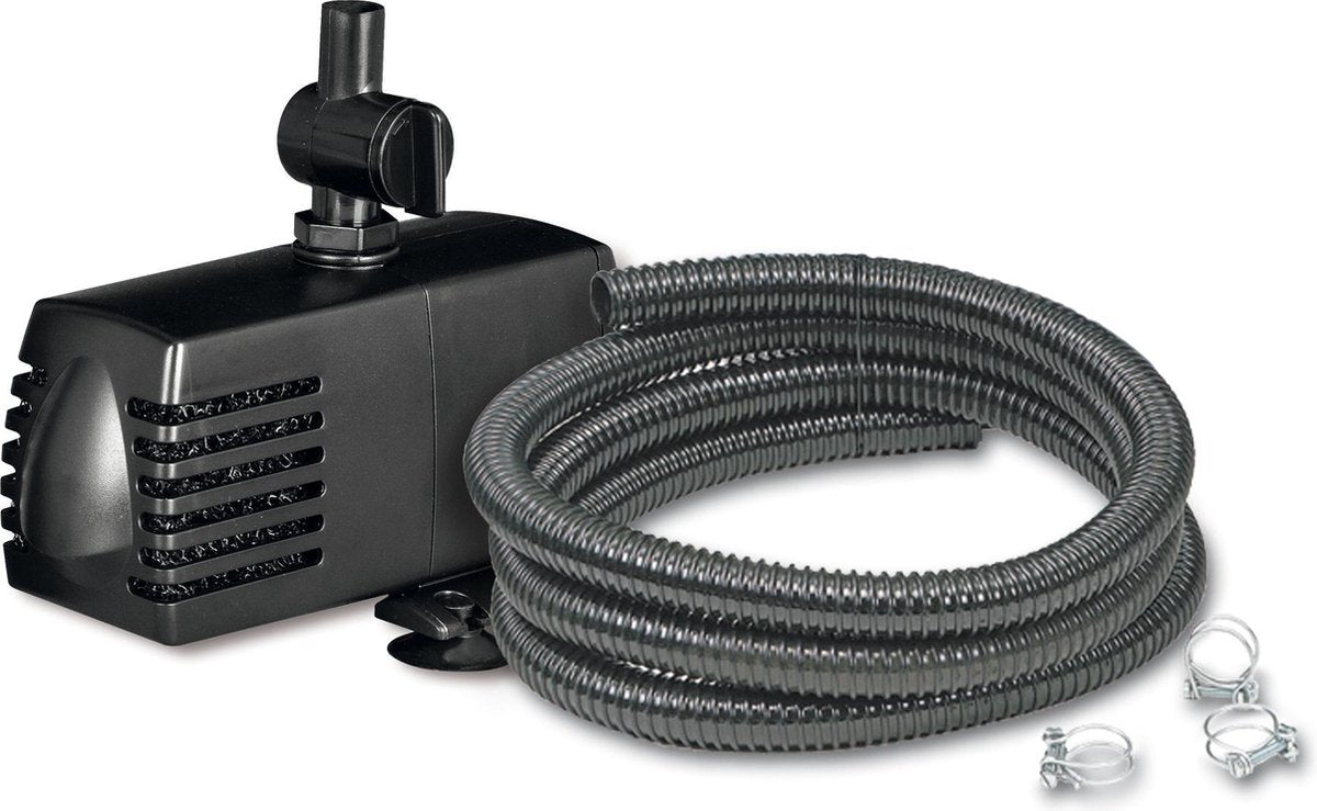 Ubbink - pompe de bassin - 900l h - kit de raccordement pour figurines de pulvérisation