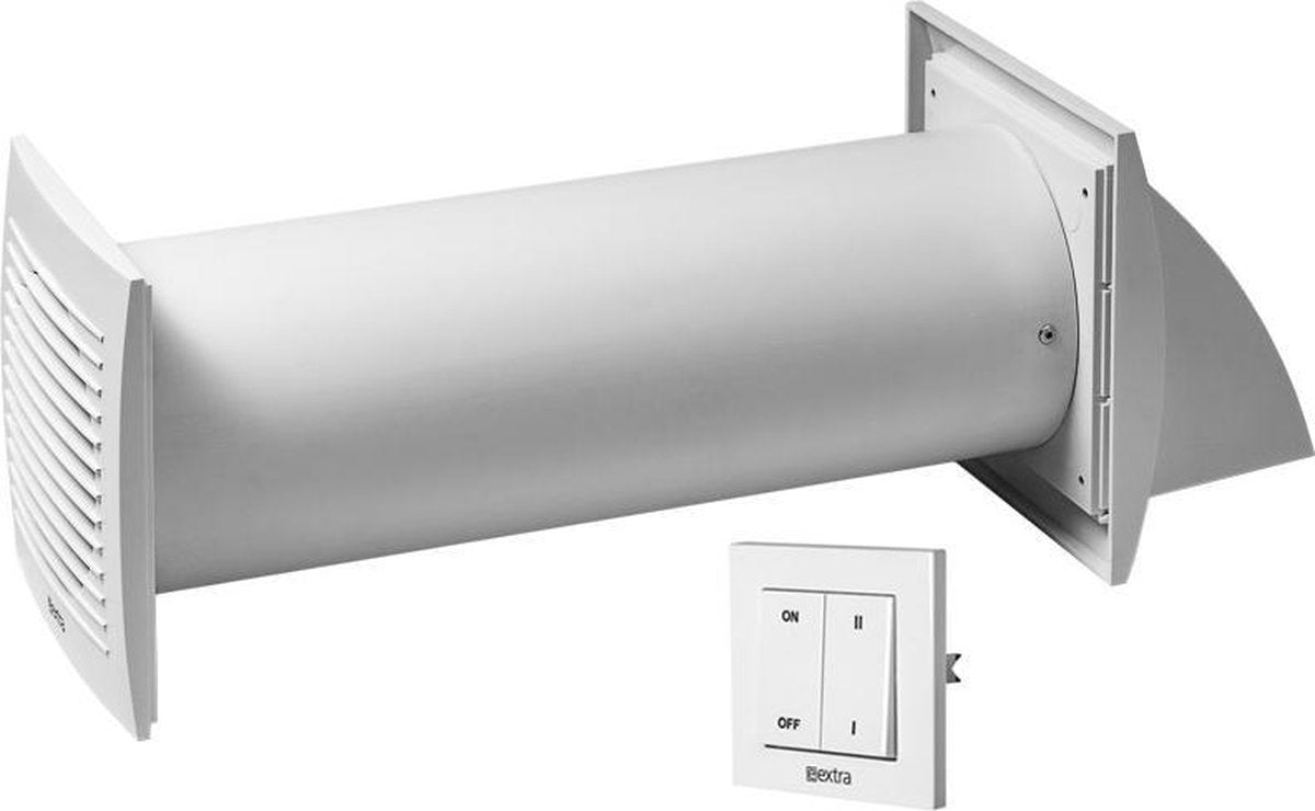 Europlast - récupérateur de chaleur décentralisé ø100 mm avec interrupteur - eer100s
