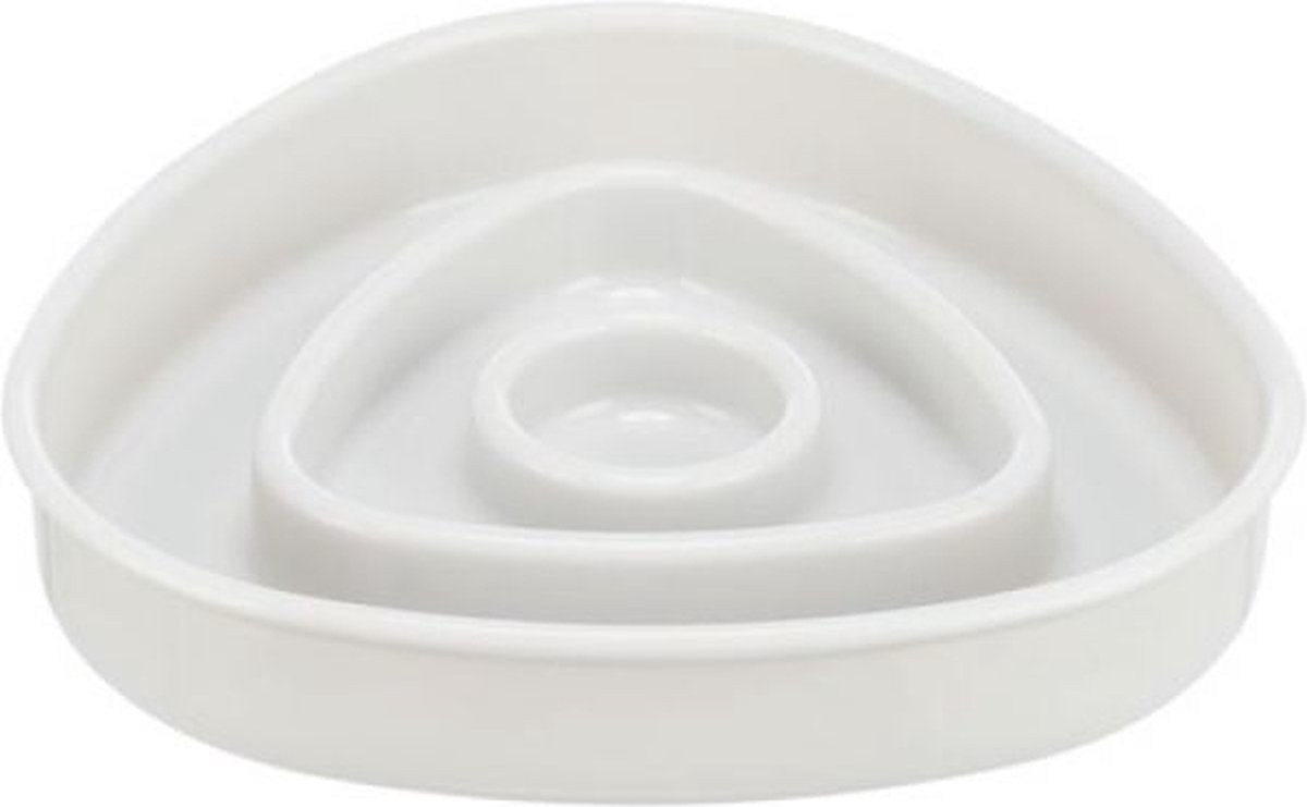 Trixie gamelle alimentation lente plastique TPR gris