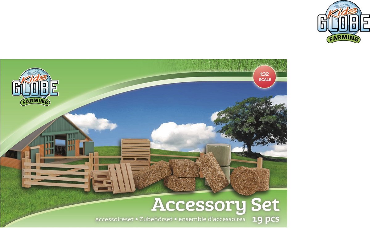 Ensemble d'accessoires pour enfants 1:32, 19dlg.