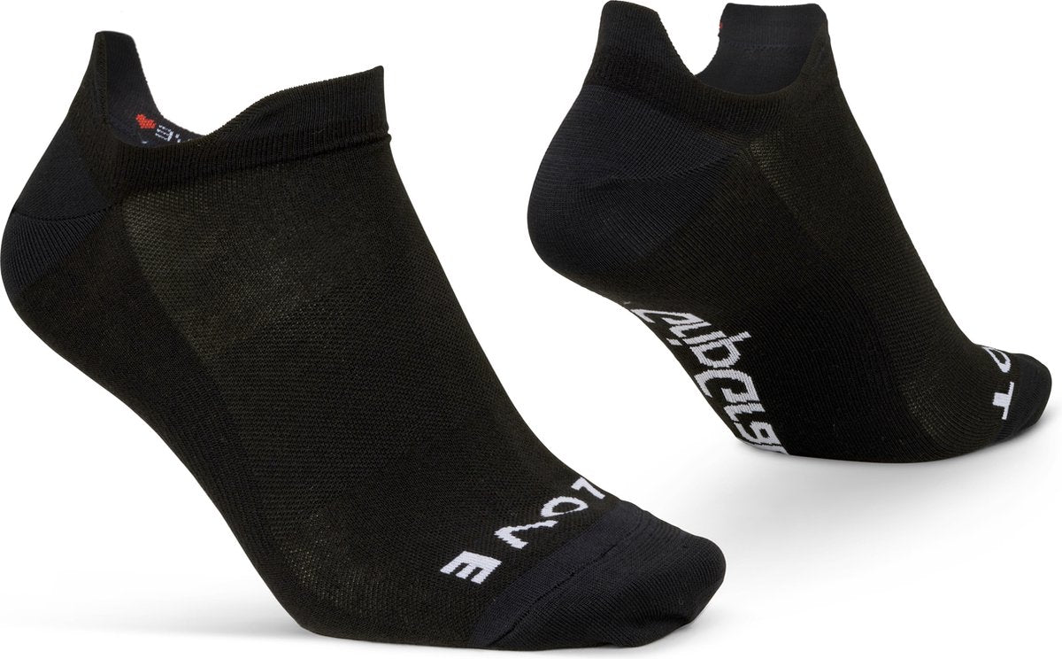 Gripgrab - chaussettes de cyclisme d'été classiques no show 1 paire de chaussettes chaussettes de sport coolmax - noir - unisexe - taille xs (35-38)