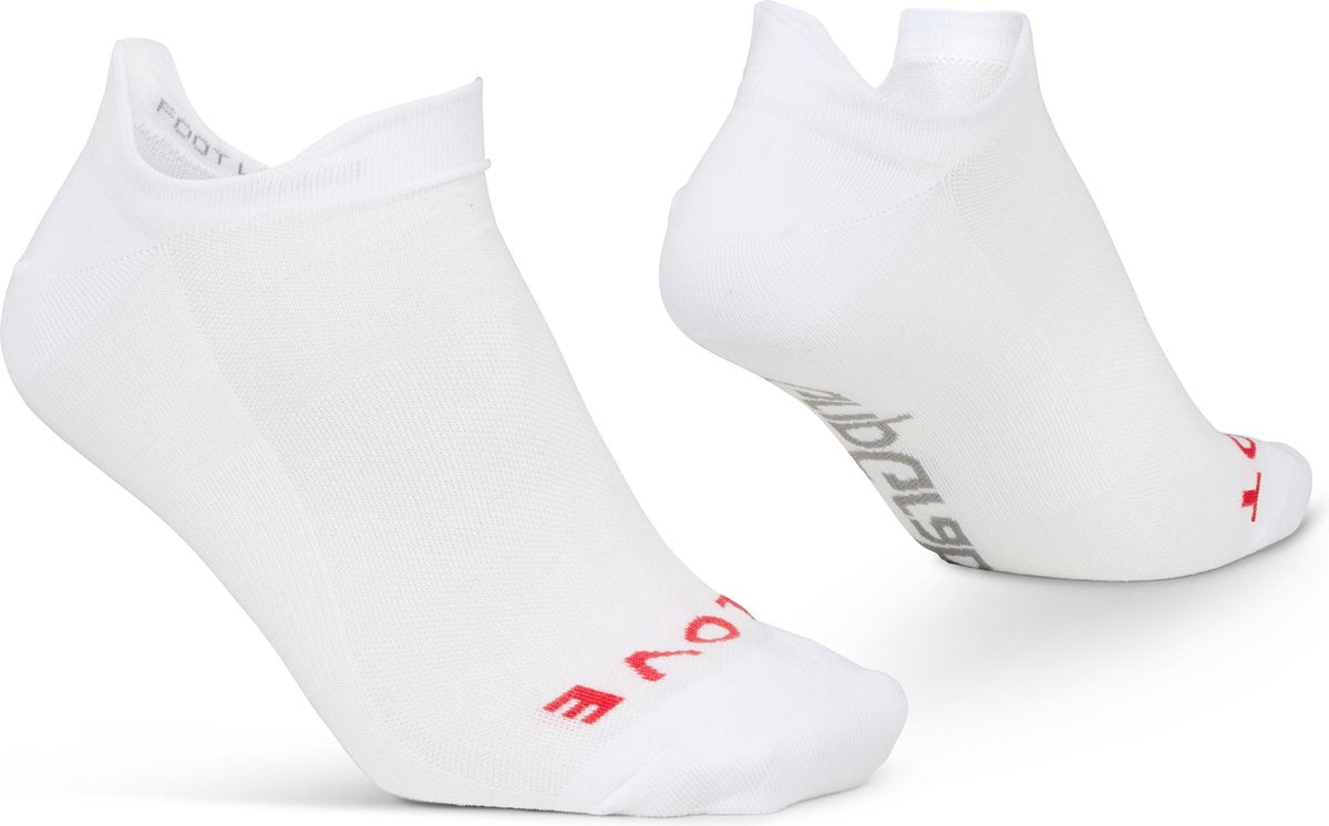 Gripgrab - chaussettes de cyclisme d'été classiques no show 1 paire de socquettes chaussettes de sport coolmax - blanc - unisexe - taille m (41-44)
