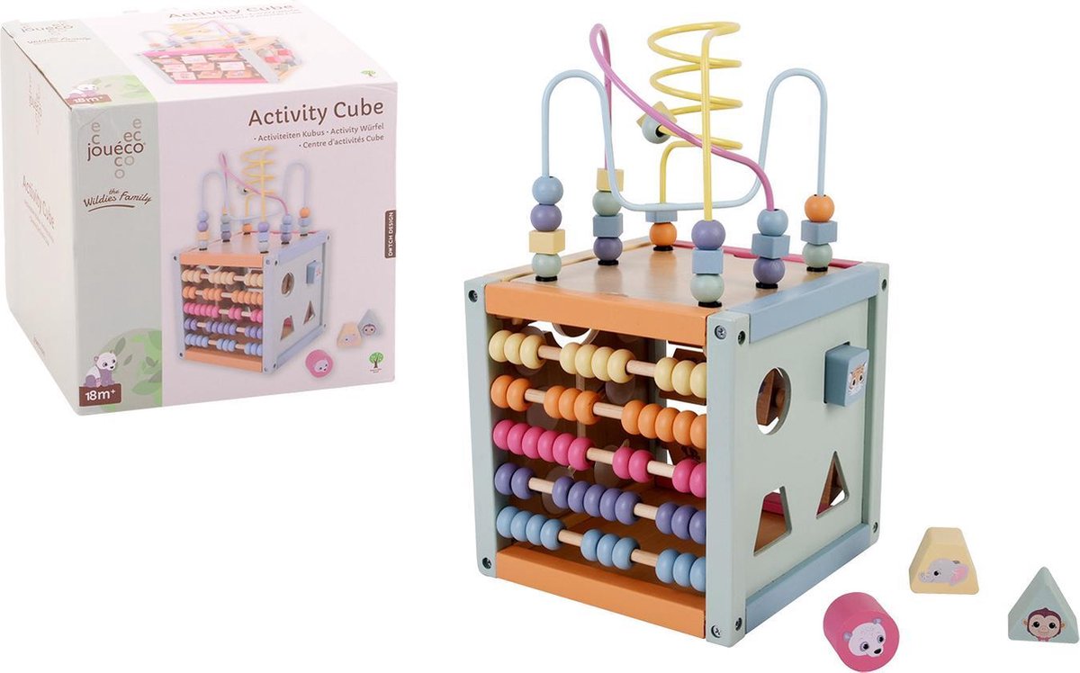 Jouéco ® - le cube d'activités familial wildies