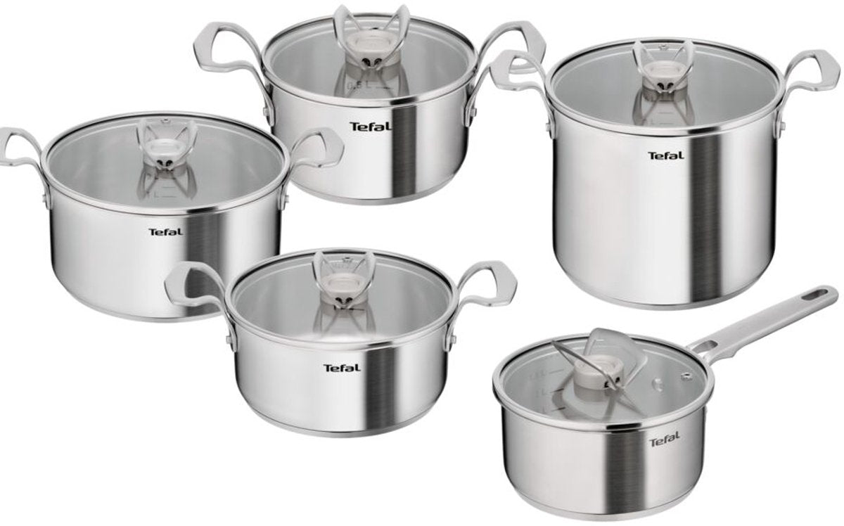 Tefal extreme - set de poêles - 5 pièces - casserole haute 22 cm - casserole 18 cm - casserole 16 20 24 cm