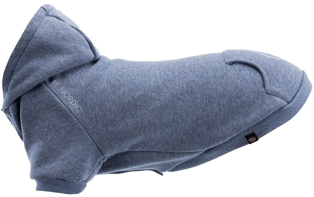 Trixie be nordic pull pour chien à capuche flensburg bleu 50 cm