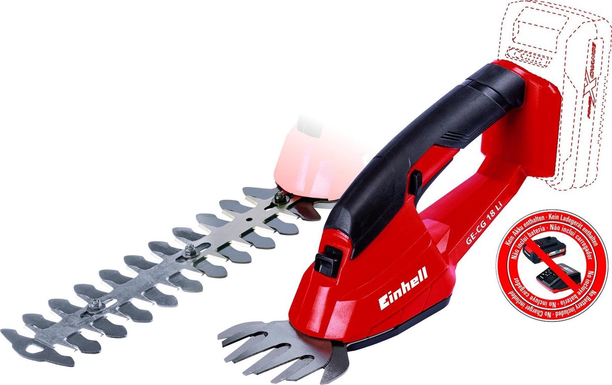 Taille-haie et gazon sans fil Einhell GE-CG 18 Li Solo Power X-Change