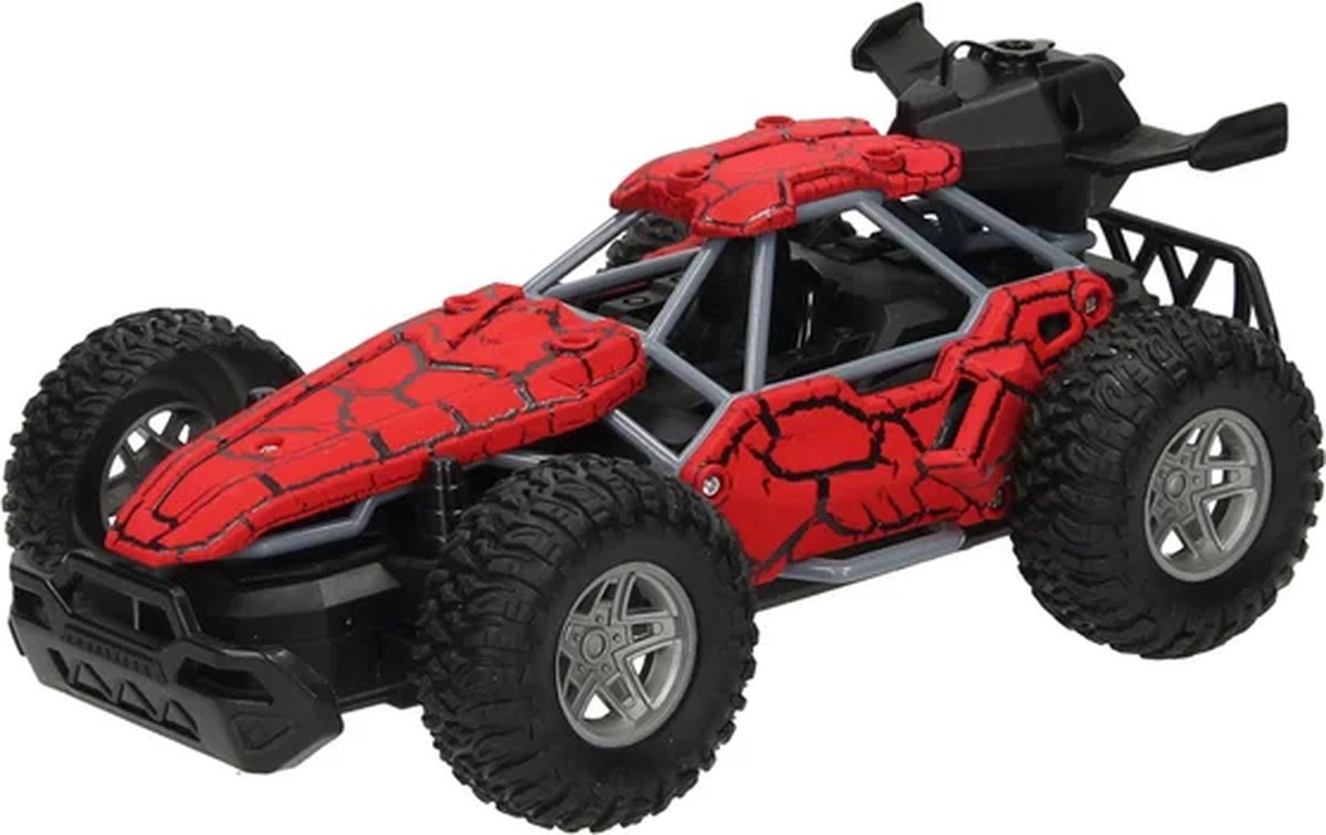 Voiture RC avec fonction fumée - rouge
