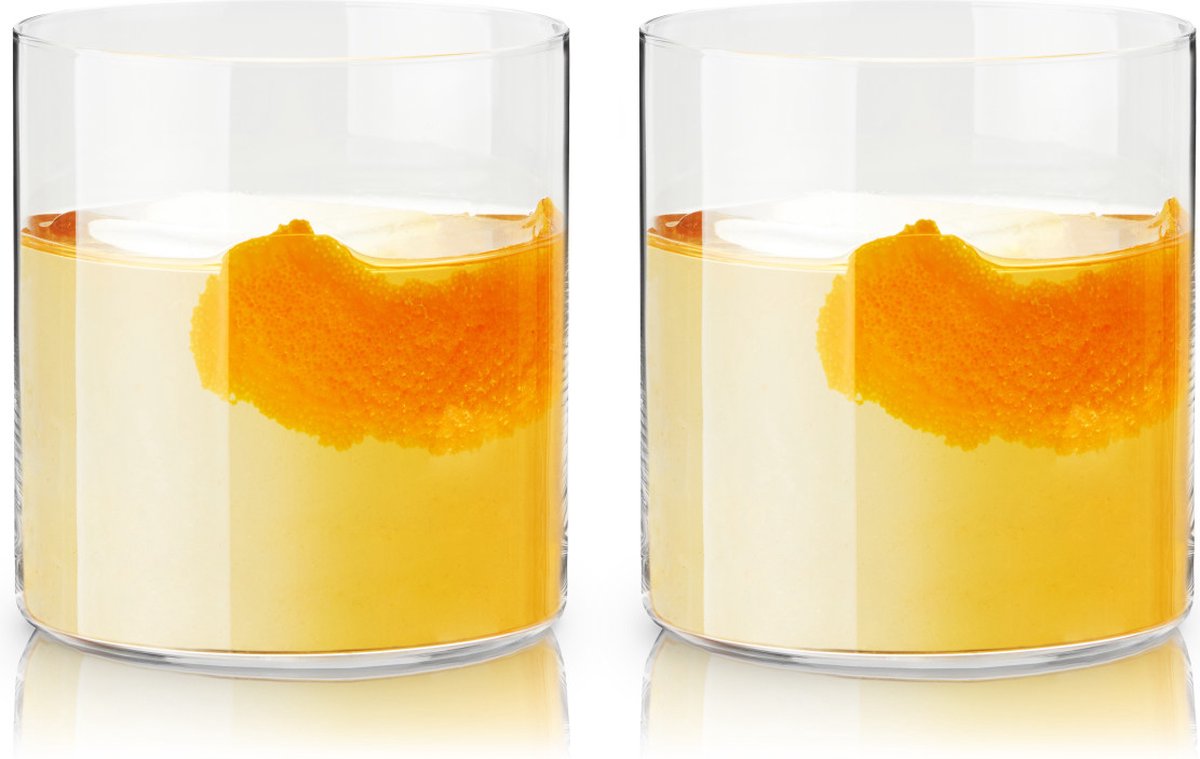 Verre à whisky Viski raye - cristal - 443ml - 2 pièces