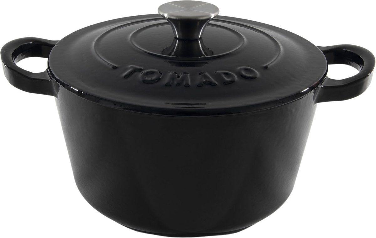Poêle tomado en fonte noire 24 cm