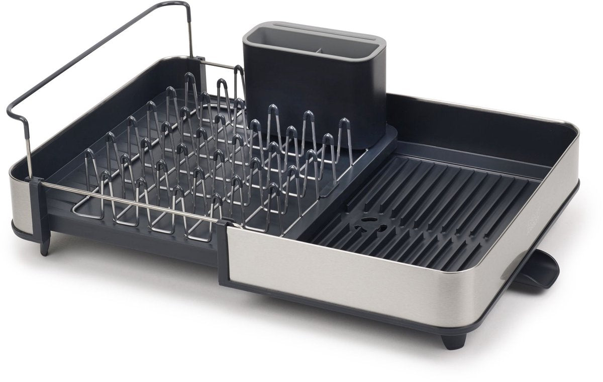 Joseph joseph extend égouttoir à vaisselle en acier - extensible - acier inoxydable, plastique - gris
