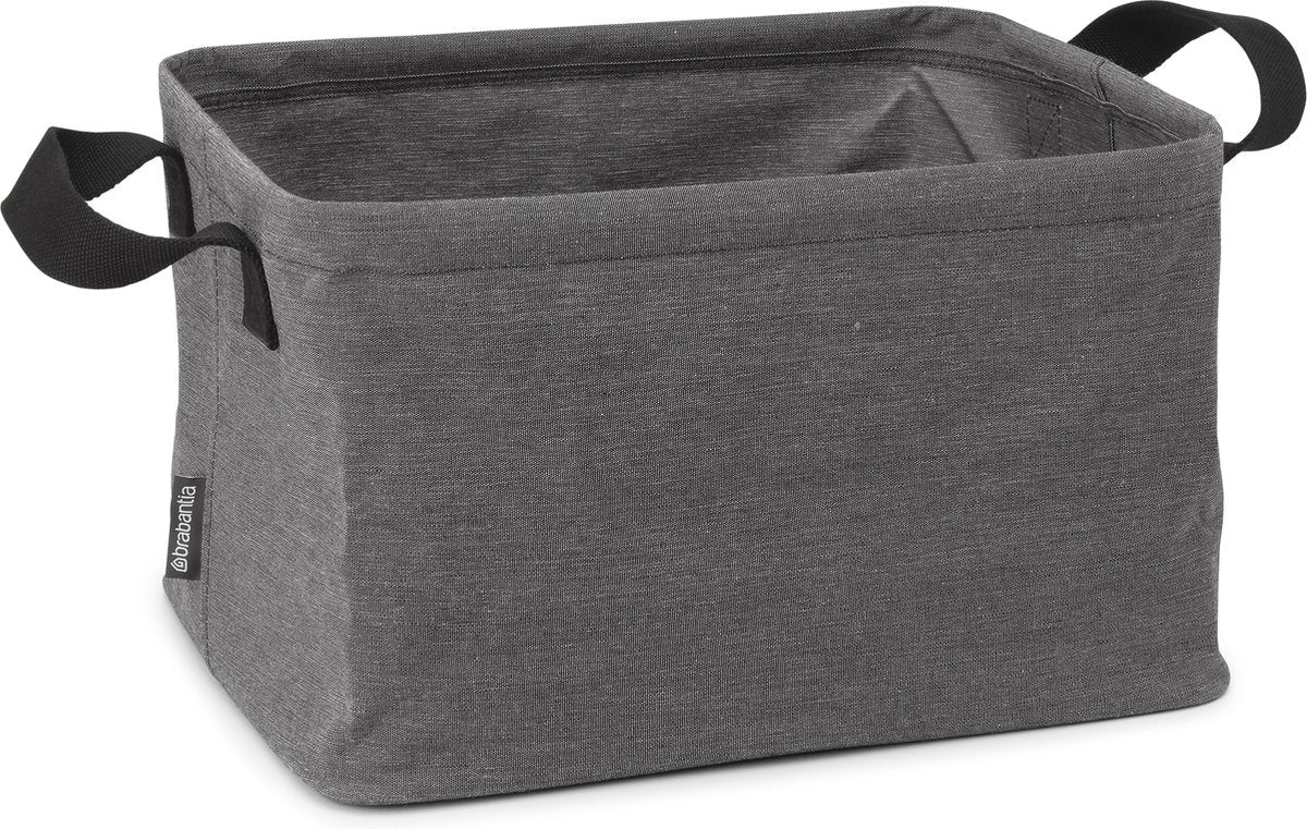 Brabantia panier à linge pliable, 35l - poivre noir