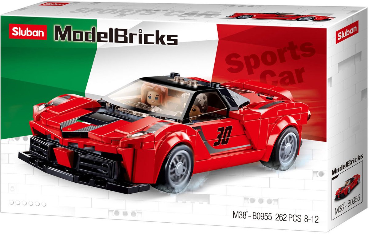 Supercar italienne Sluban rouge - 262 pcs.
