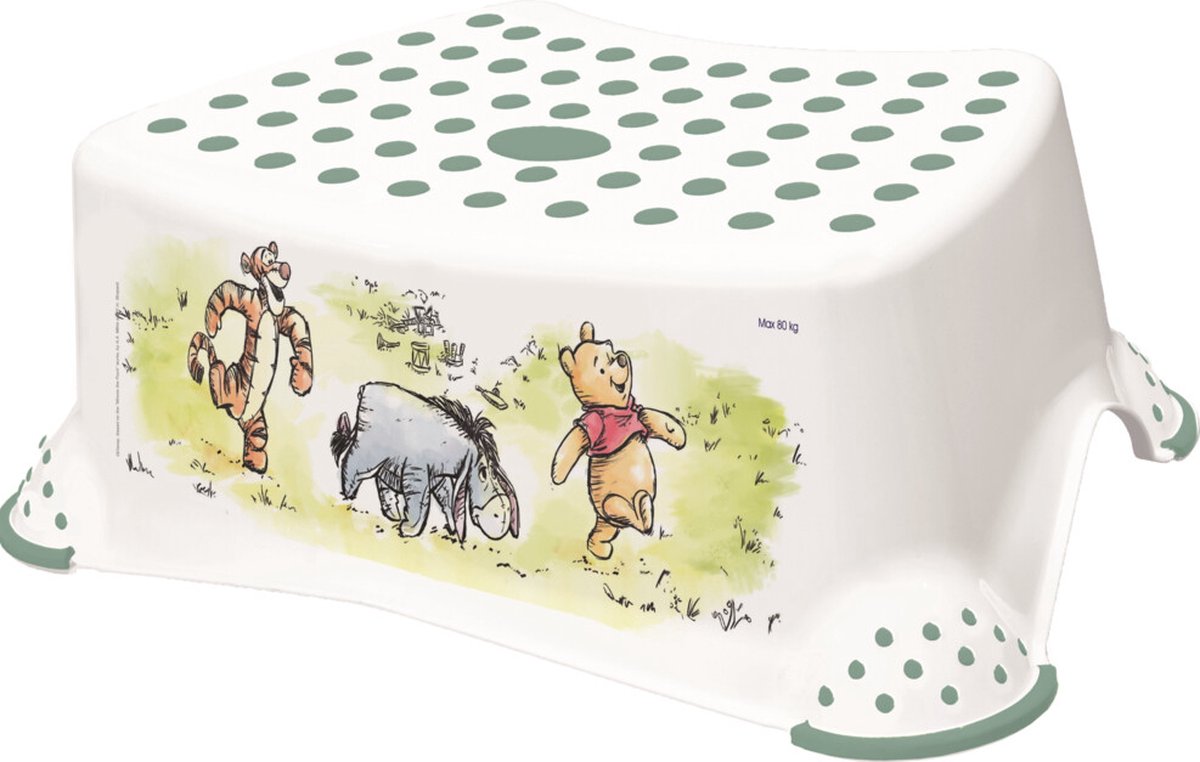 Marchepied Keeper Winnie l'ourson - blanc - pour l'apprentissage de la propreté et le brossage des dents