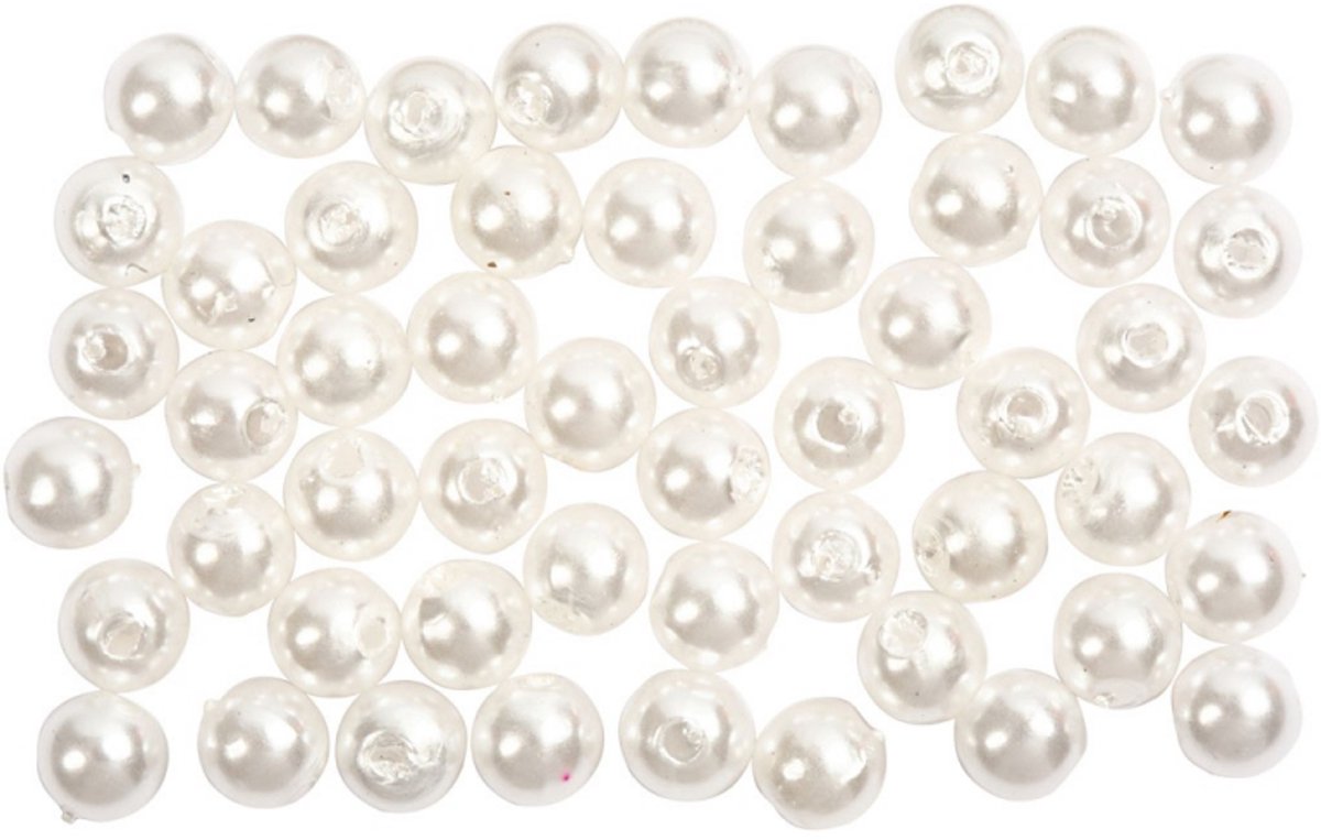 Société créative https: www.ccobby.nl perles de cire-d-5-mm-taille de trou-0-7-mm-mother-of-pearl-100-piece-1-box