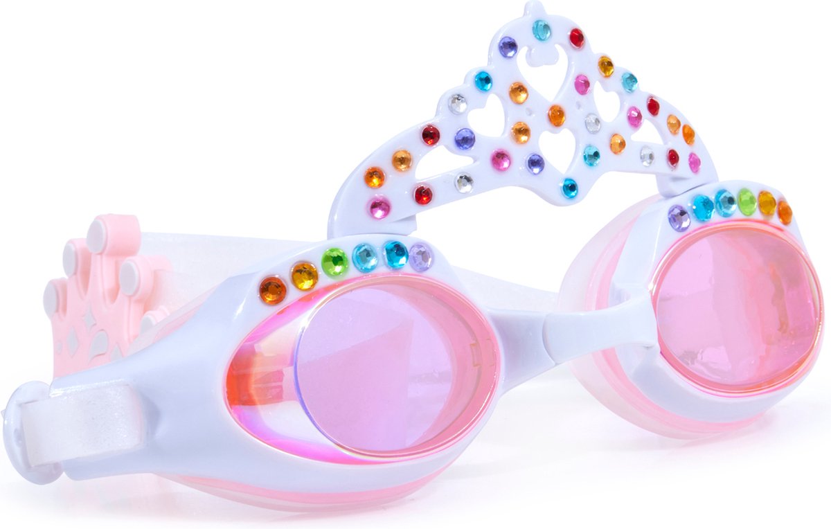 Bling2o zwembril kinderen - princess crown - duikbril - anti-fog - uv-protect - roze