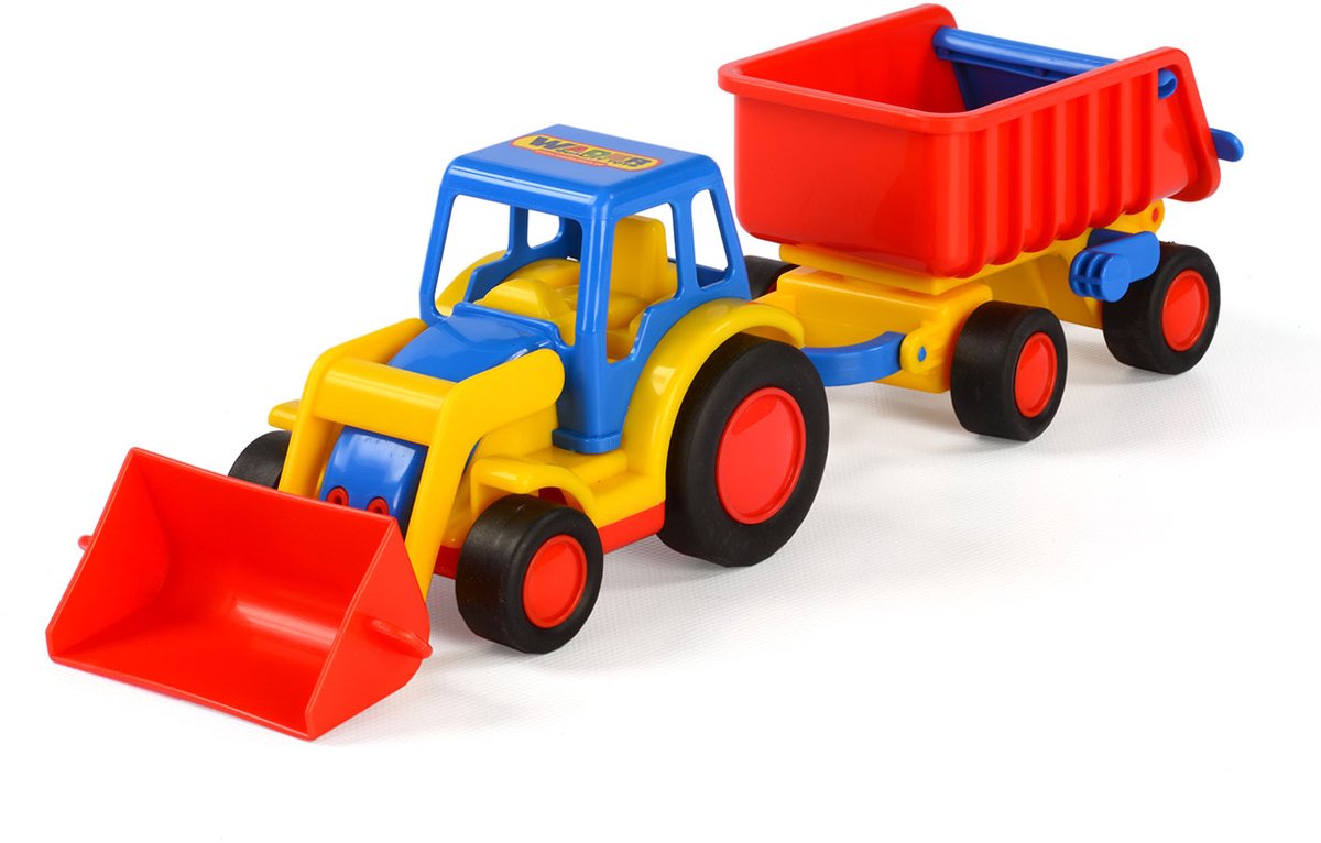 Tracteur Cavallino basics avec pelle et remorque