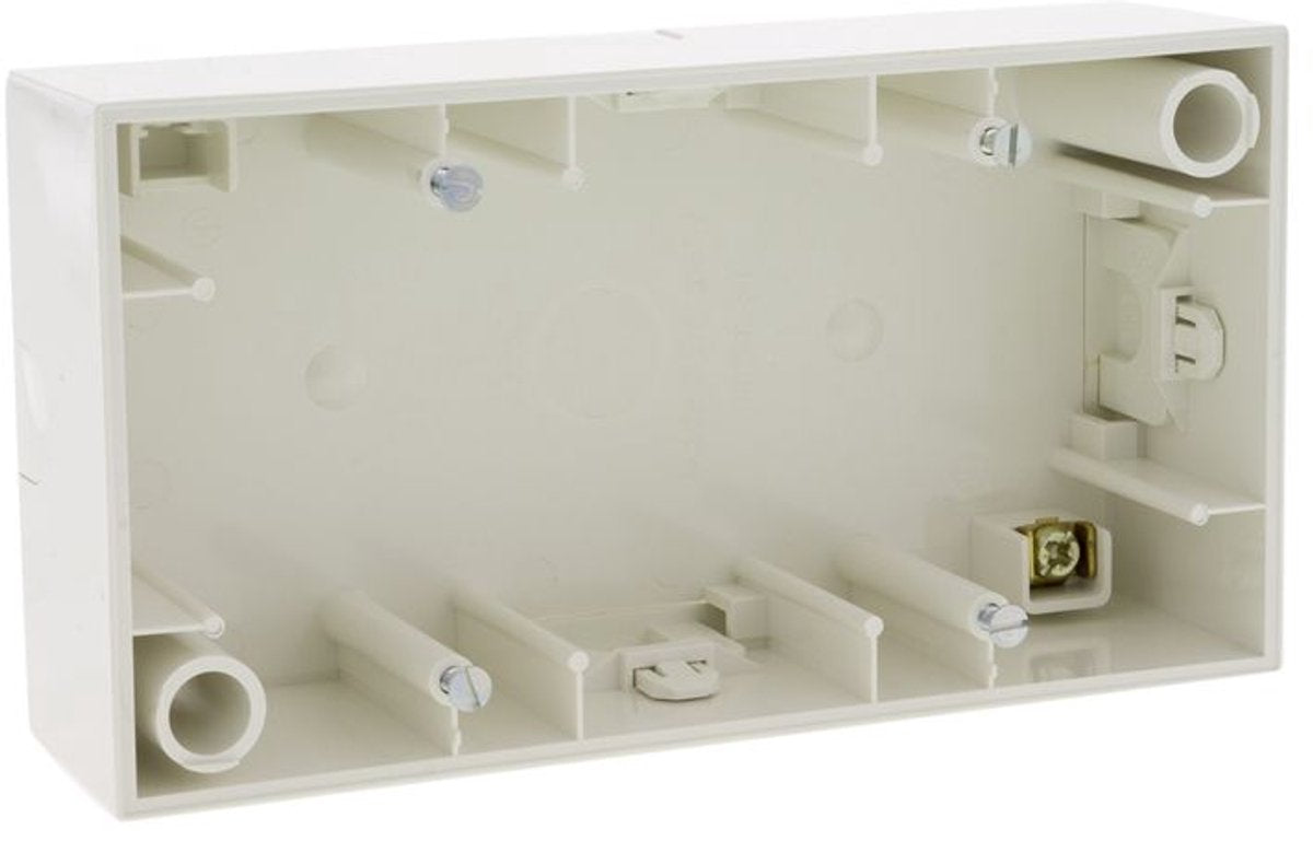 Berker s1 cadre en saillie 2 fois blanc polaire