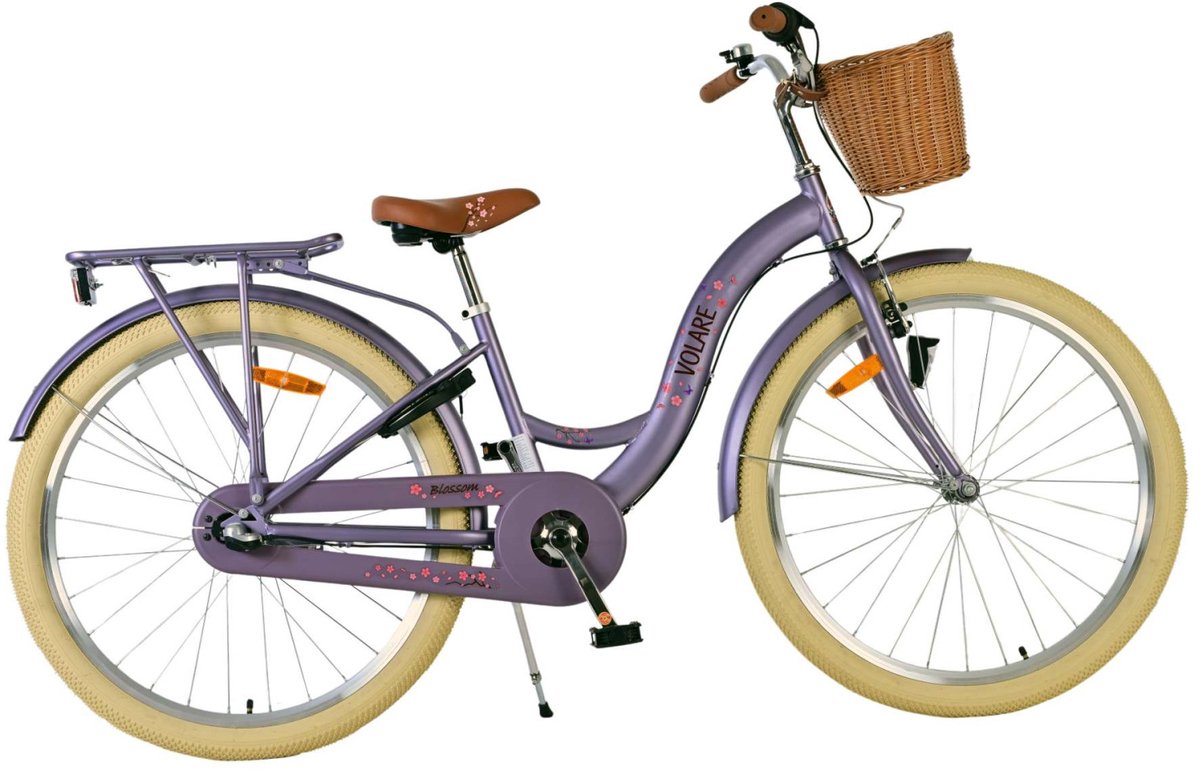 Vélo pour enfants Volare Blossom - filles - 26 pouces - violet - Nexus 3 vitesses