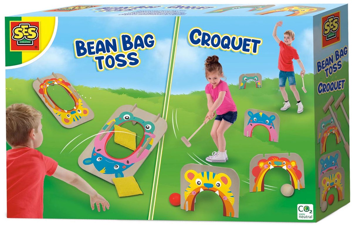Ses créatifs ses lancer de croquet et de poufs