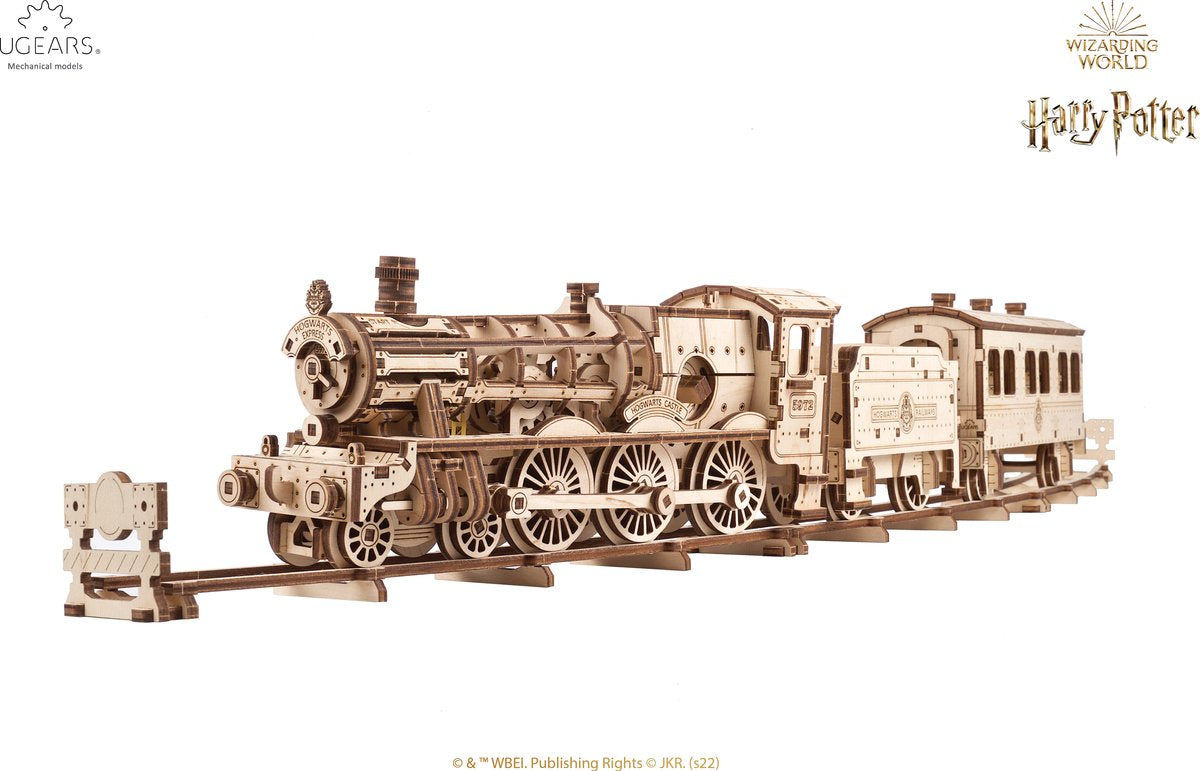 Ugears modélisme 3D - Poudlard™ Express - Harry Potter™ - kit de construction mécanique bois - jouets éducatifs