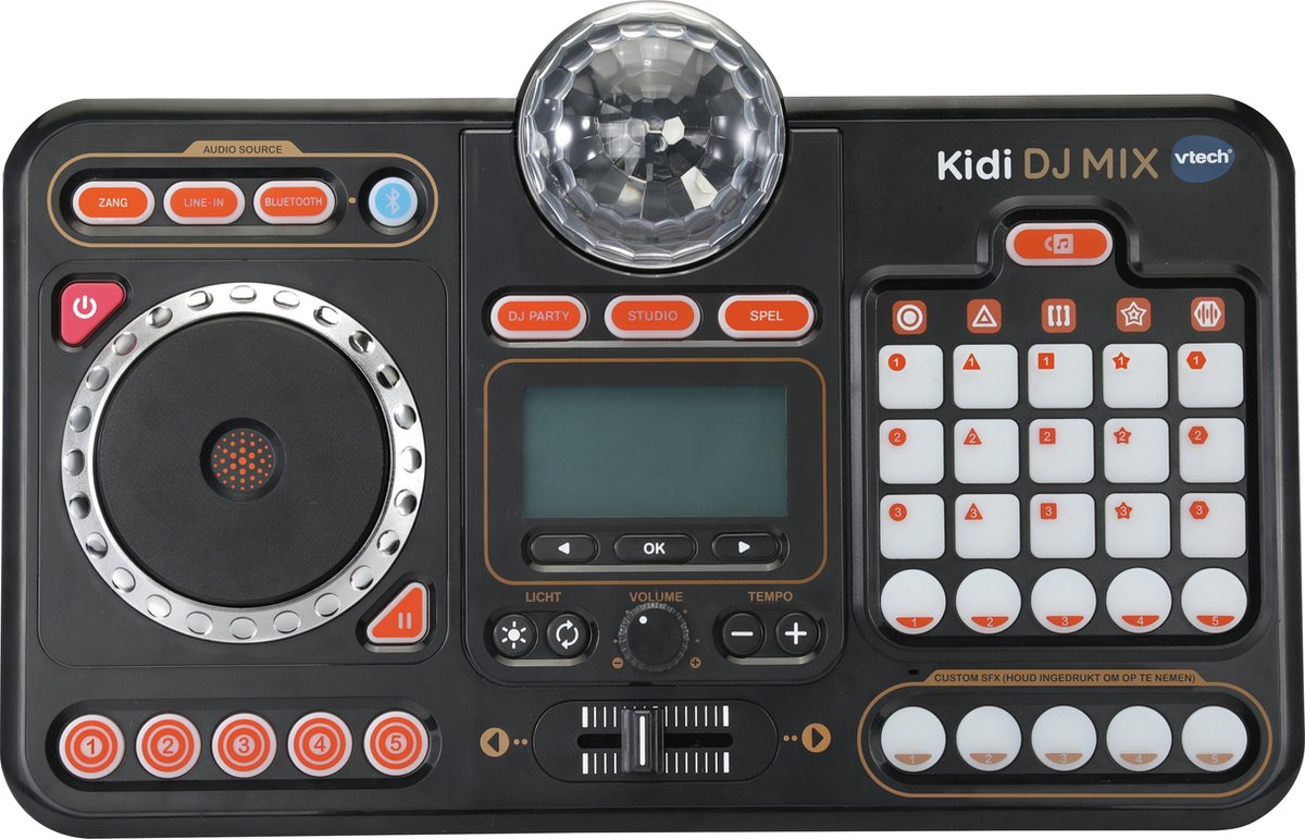 Vtech kidi dj mix - dj set enfants - lecteur de musique - console de mixage dj - dj mixer enfants - cadeau jouet éducatif - jouets pour enfants 6 ans et plus