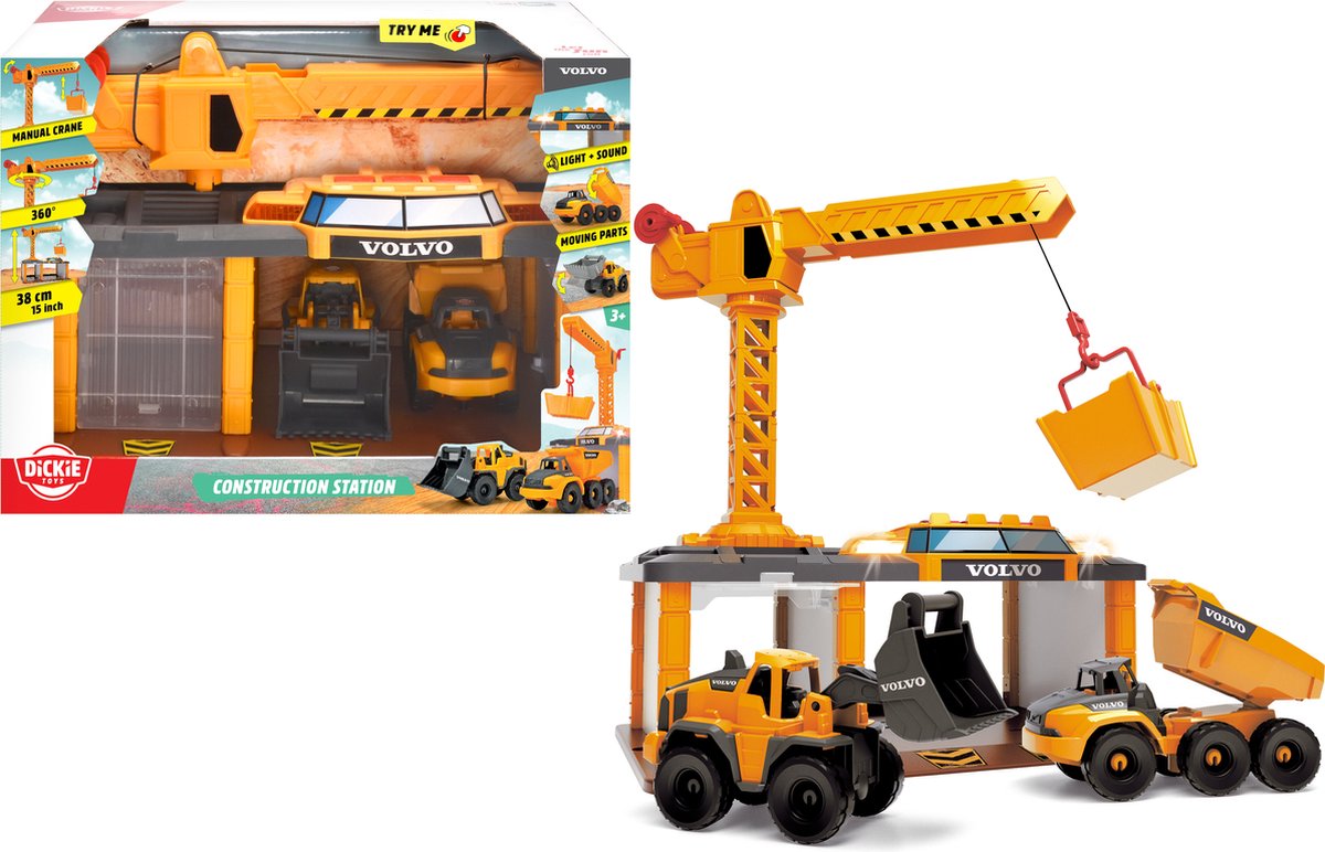 Station de construction Dickie Toys avec lumière et son