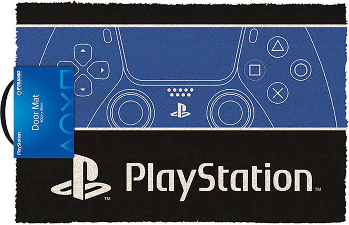 Pyramid international playstation - paillasson rayons x 40x60cm