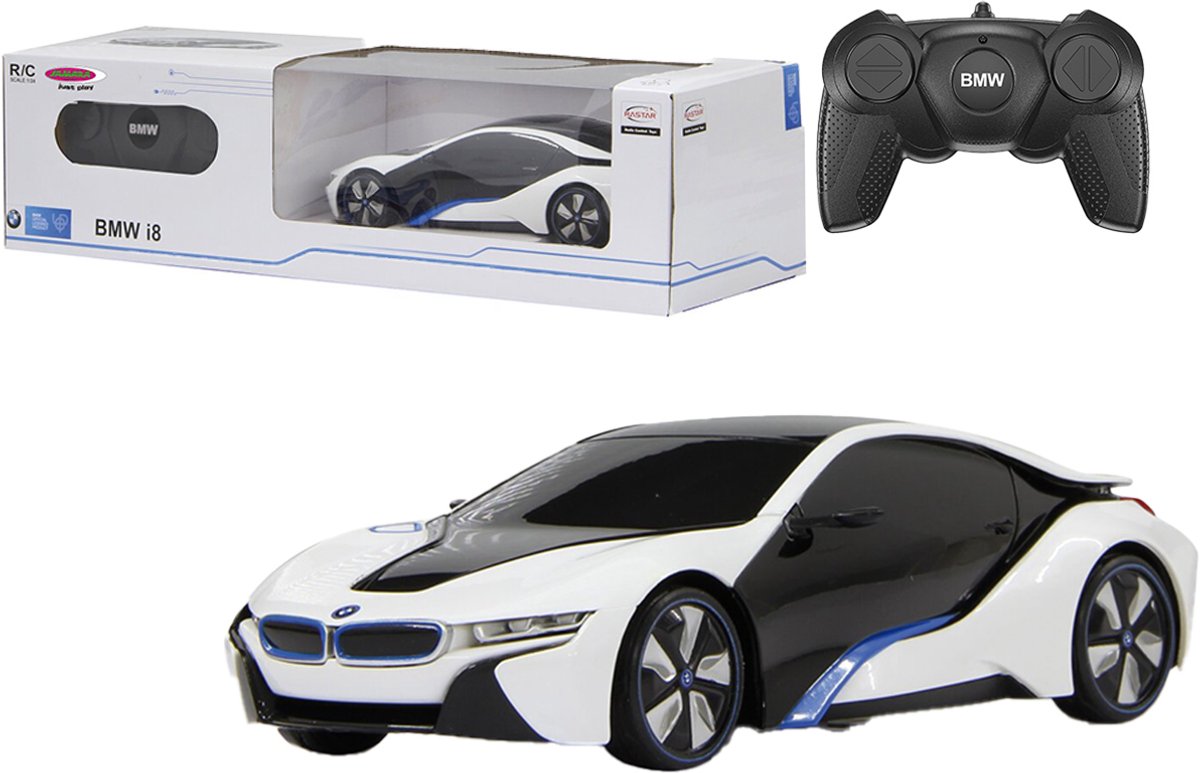 Jamara BMW i8 1:24 - voiture radiocommandée - blanche