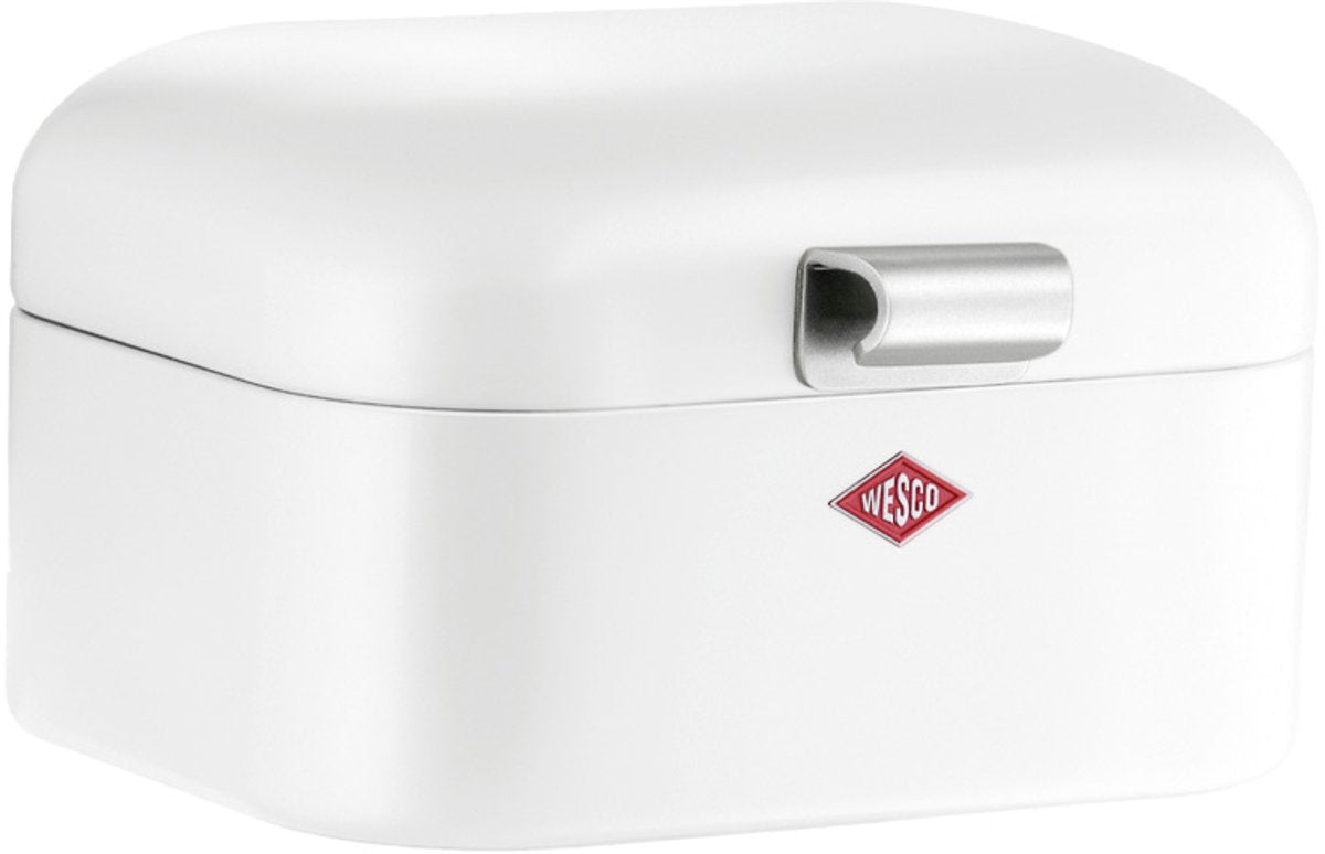 Wesco mini boîte à pain grandy | 2 litres - taille s | métal - blanc | boîte à pain
