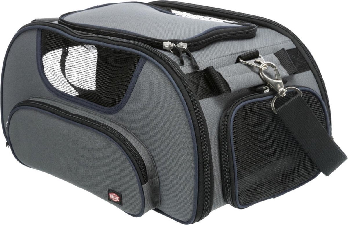 Trixie sac pour chien sac avion ailes gris noir
