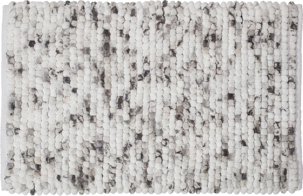 Sealskin vintage - tapis de bain - 50x80 cm - polyester - gris