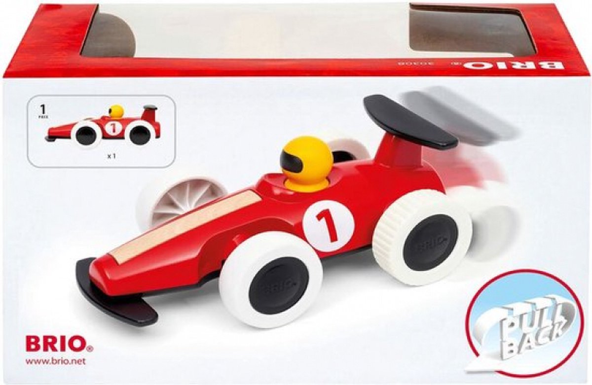 Grande voiture de course motorisée Brio - recommandée pour les tout-petits âgés de 18 mois et plus