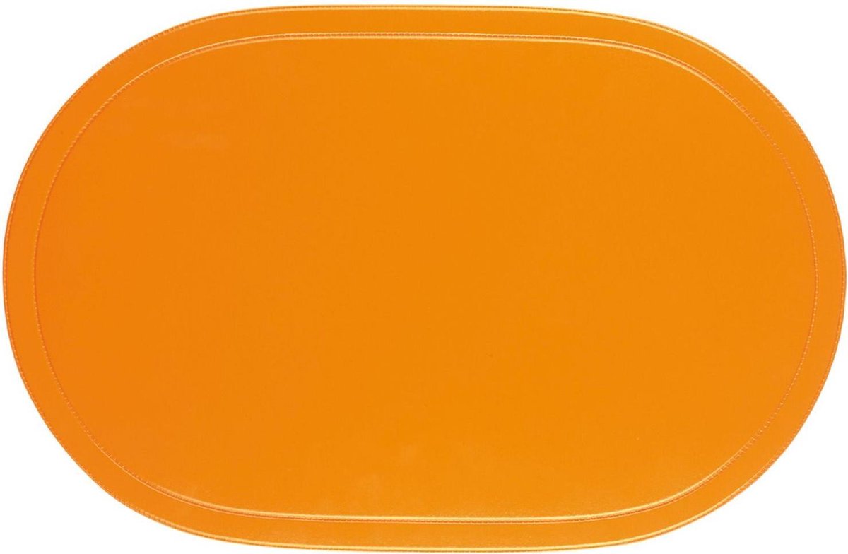 Westmark lot de 4 sets de table, 45,5 x 29 cm, vinyle, orange, collection saleen : fun