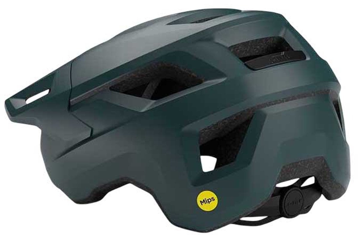 Avec abri casque de vélo mips - casque de vélo hommes femmes - casque vtt adultes - VTT - taille s (52-56 cm) - bleu pierre (bleu)