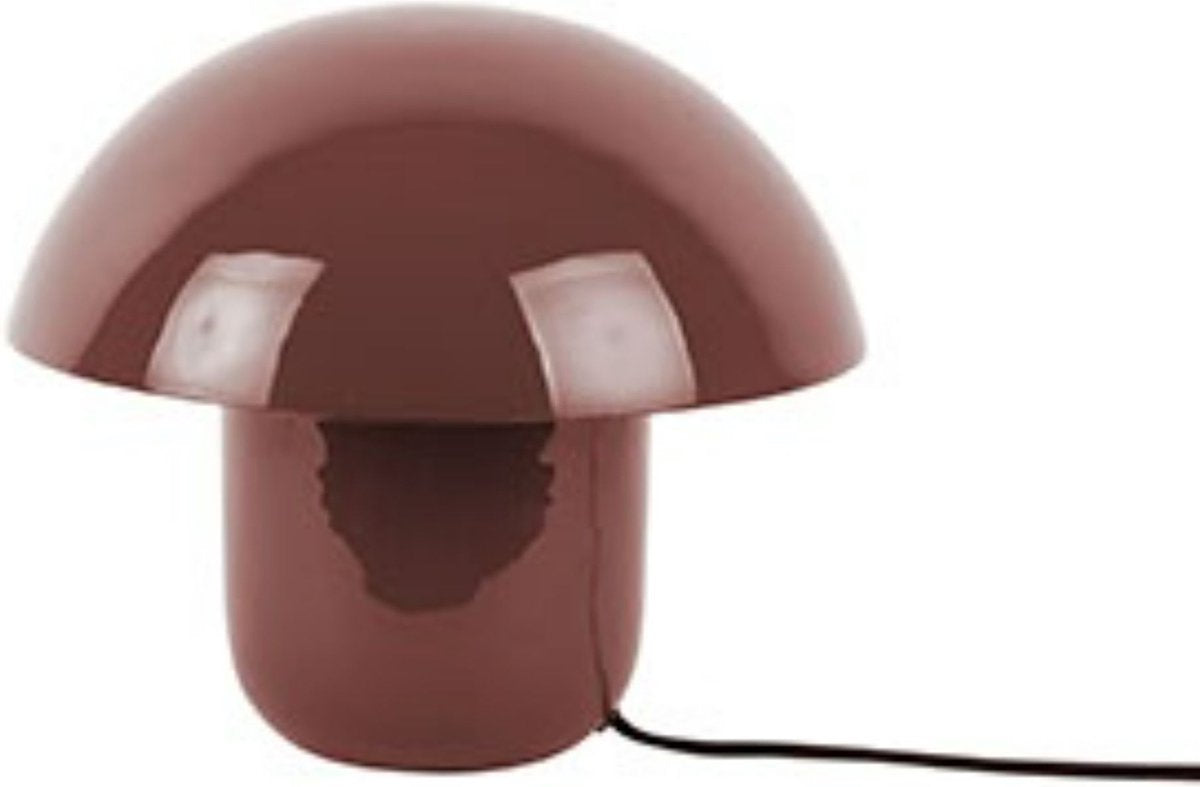 Leitmotiv tafellamp fat mushroom - rood - 29x29x25cm - modern
