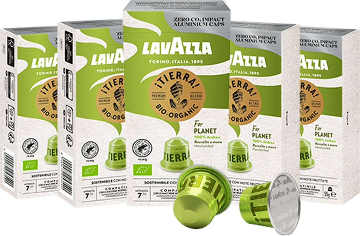 Lavazza tierra pour planète - nl-bio-01 - 10 x 10 tasses à café