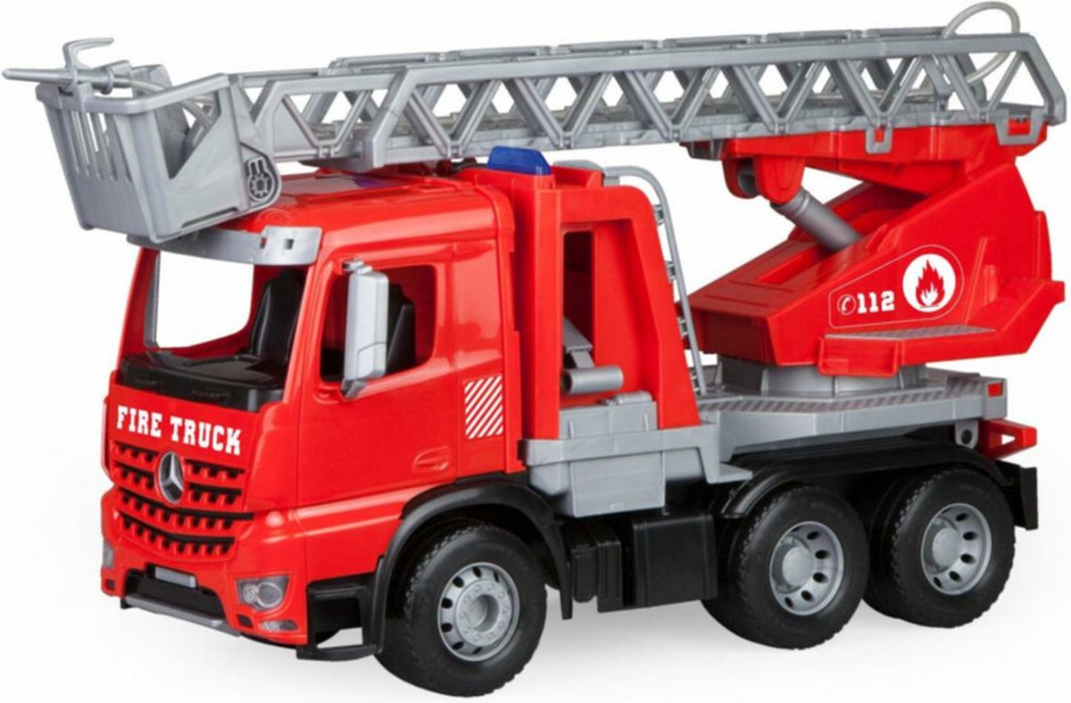 Lena Worxx Camion échelle de pompiers Mercedes-Benz Arocs 48 cm