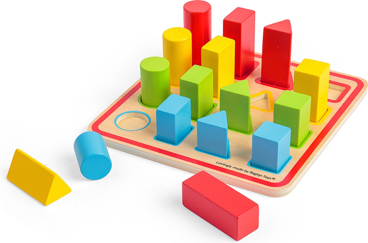 Bigjigs puzzle en forme de bois jouets éducatifs bois FSC.