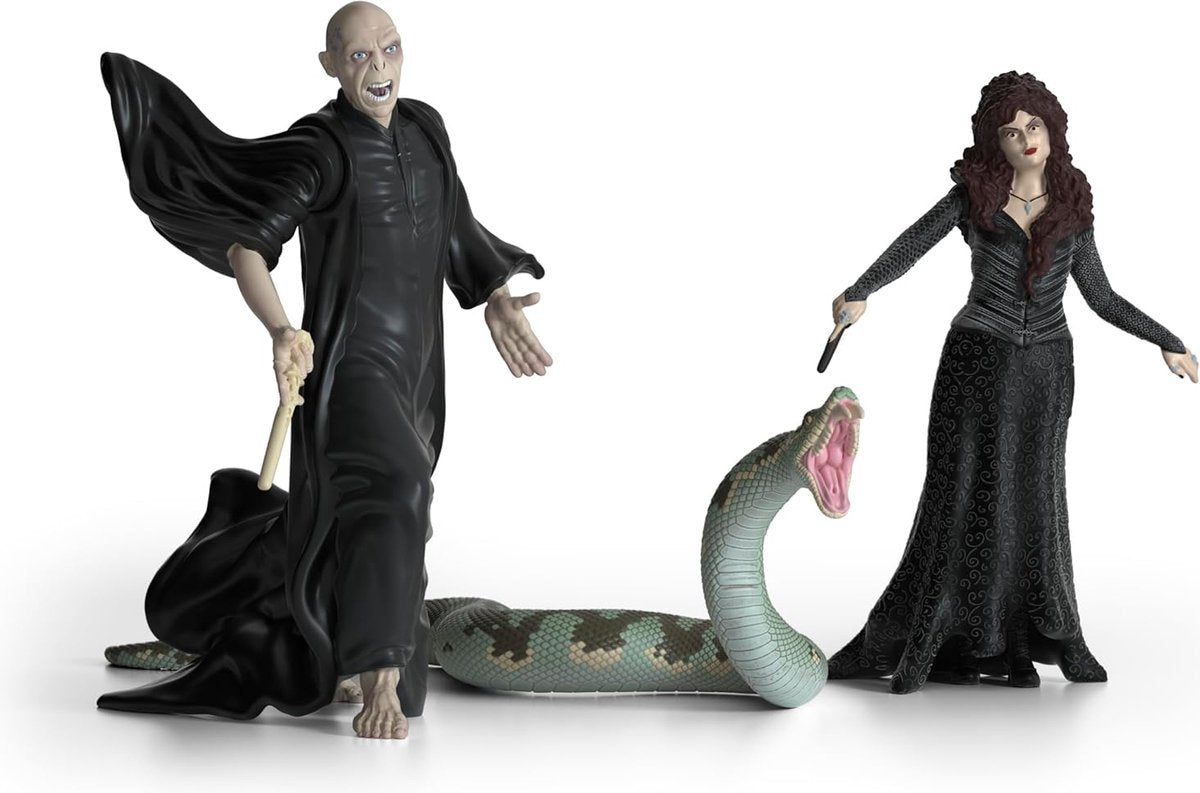 Schleich Harry Potter Heer Voldemort avec Nagini Bellatr