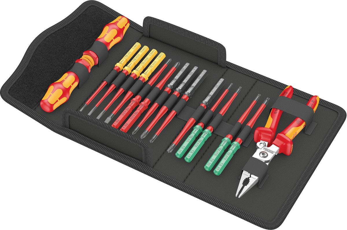 Wera kraftform kompakt vde 17 extra slim 1 outil de recherche | 17 pièces - 5006612001