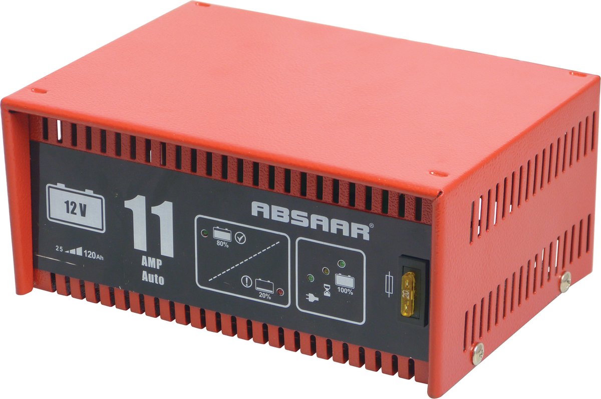 Chargeur de batterie Absaar 12 volts - chargeur de batterie professionnel entièrement automatique - 11a
