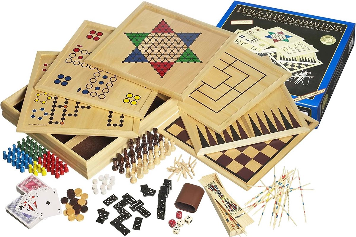 Collection de jeux en bois Philos, 100