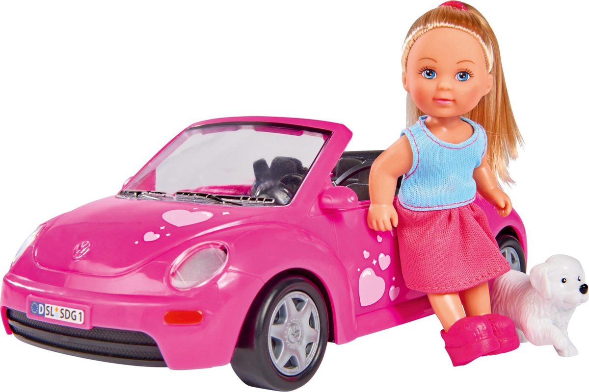 Simba - evi love - evi avec carrosse scarabée 23cm - mini poupée - à partir de 3 ans